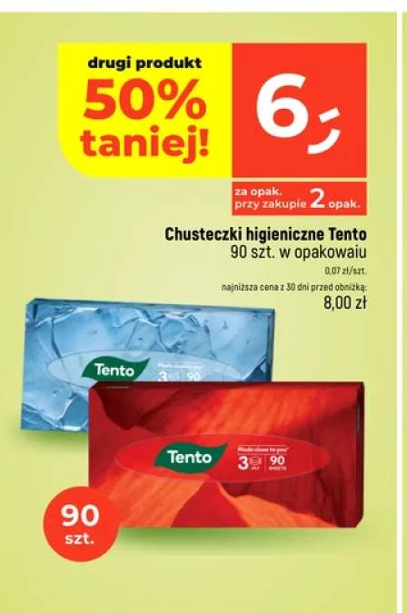 Chusteczki higieniczne Tento