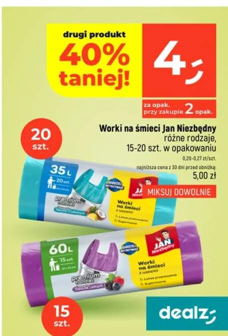 Worki na śmieci Jan Niezbędny