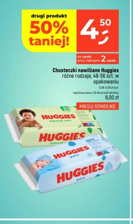 Chusteczki nawilżane Huggies