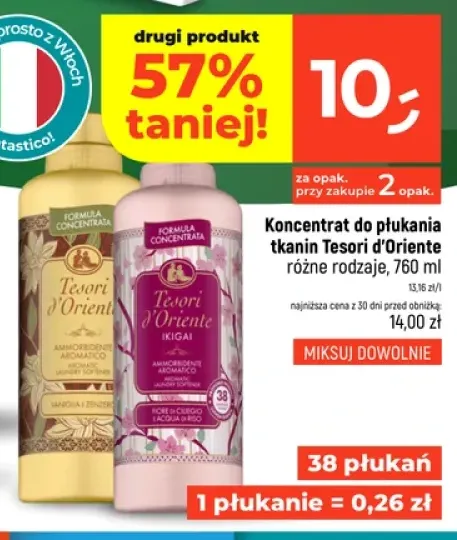Koncentrat do płukania tkanin Tesori d'Oriente Ikigai +1 wariant