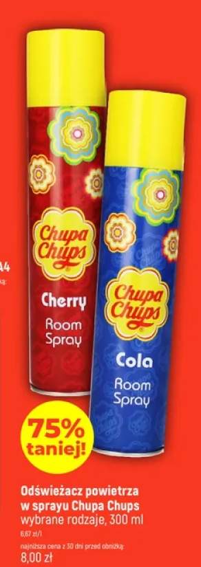 Odświeżacz powietrza w sprayu Chupa Chups Cherry +1 wariant