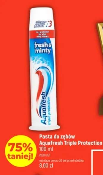 Pasta do zębów Aquafresh Triple Protection