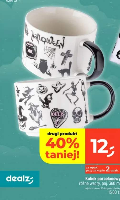 Kubek porcelanowy Halloween 360 ml