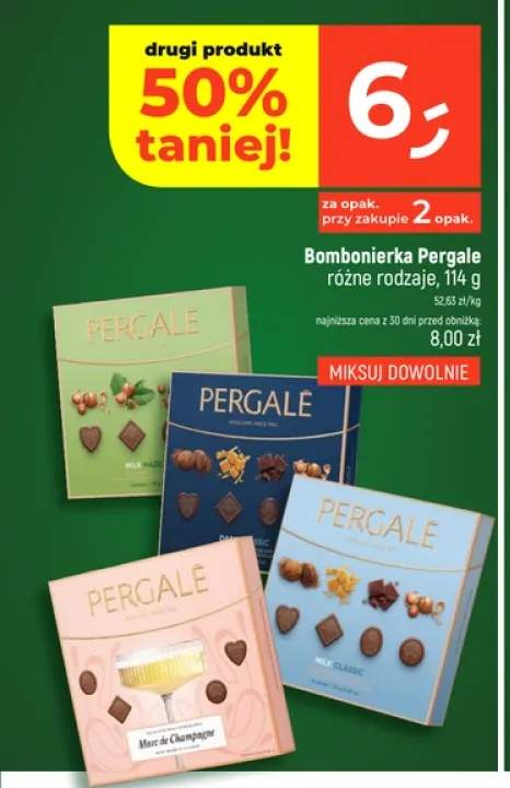 Bombonierka Pergalė Milk Hazelnut +3 warianty