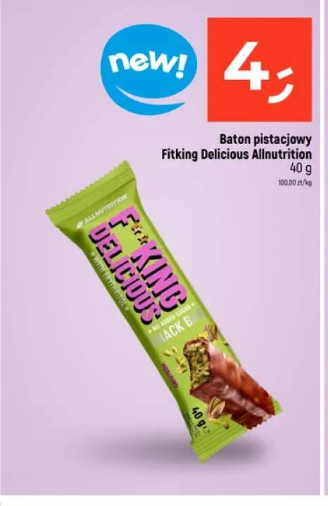 Baton pistacjowy Fitking Delicious Allnutrition