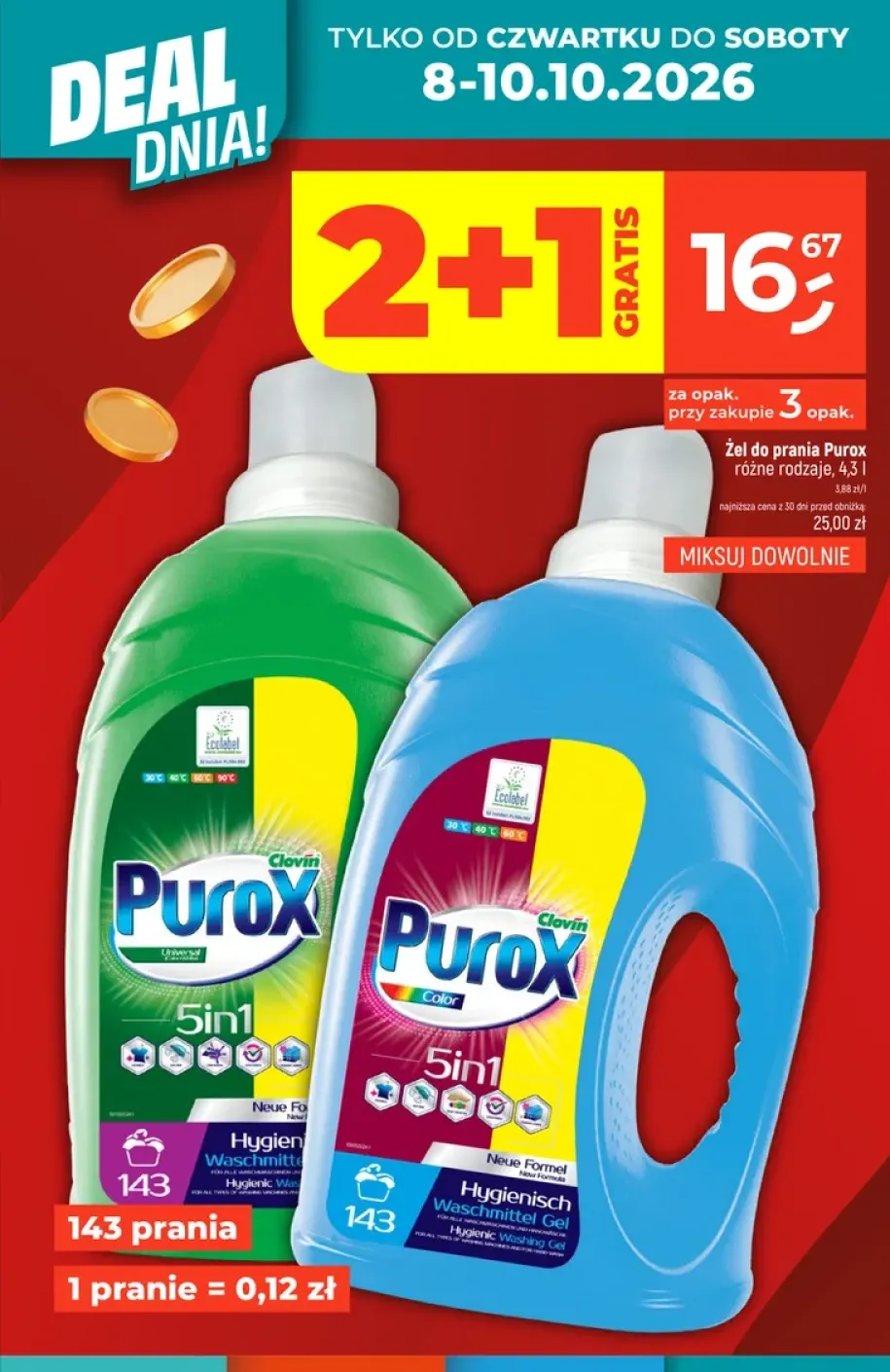 Żel do prania Purox Universal