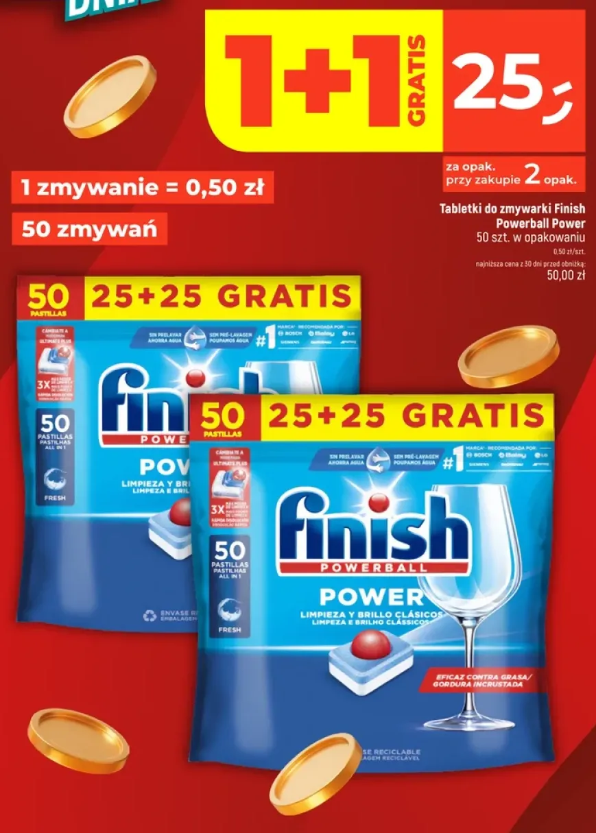 Tabletki do zmywarki Finish Powerball Power