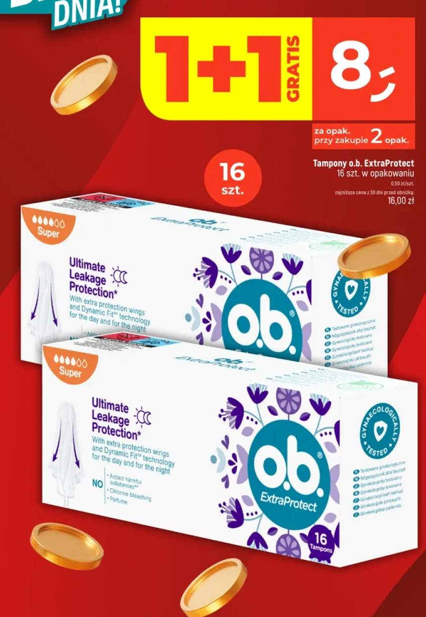 Tampony o.b. ExtraProtect Super