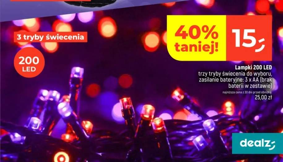 Lampki 200 LED