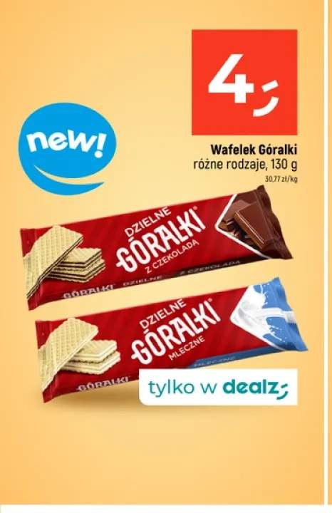 Wafelek Góralki Dzielne z czekoladą +1 wariant
