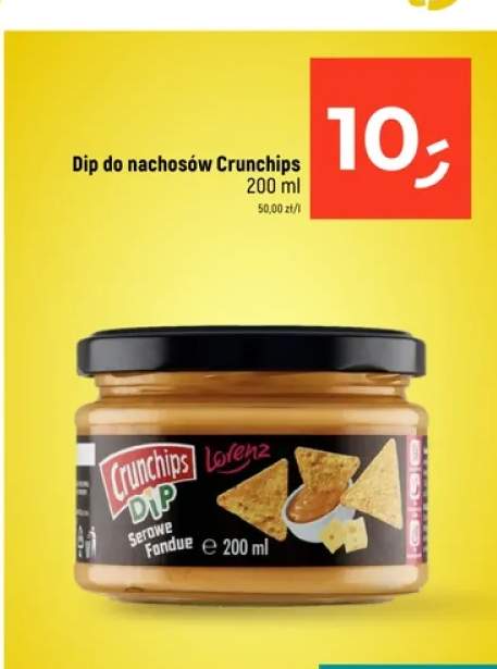 Dip do nachosów Crunchips serowe fondue