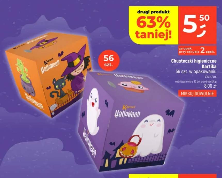 Chusteczki higieniczne Kartika