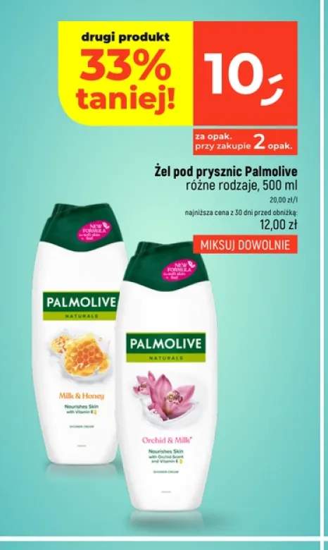 Żel pod prysznic Palmolive Milk & Honey +1 wariant