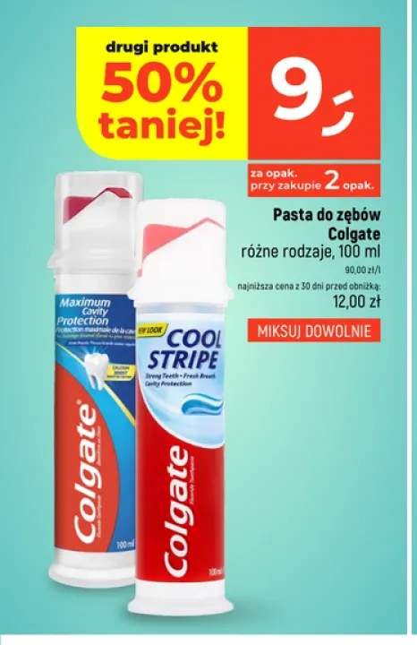 Pasta do zębów Colgate Maximum Cavity Protection +1 wariant