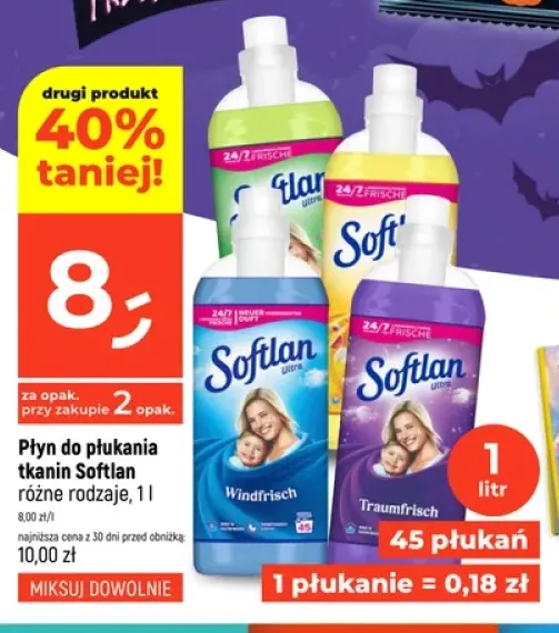 Płyn do płukania tkanin Softlan