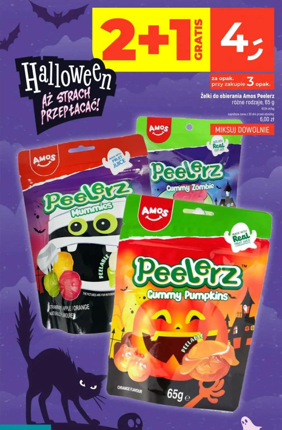Żelki do obierania Amos Peelerz Mummies +2 warianty