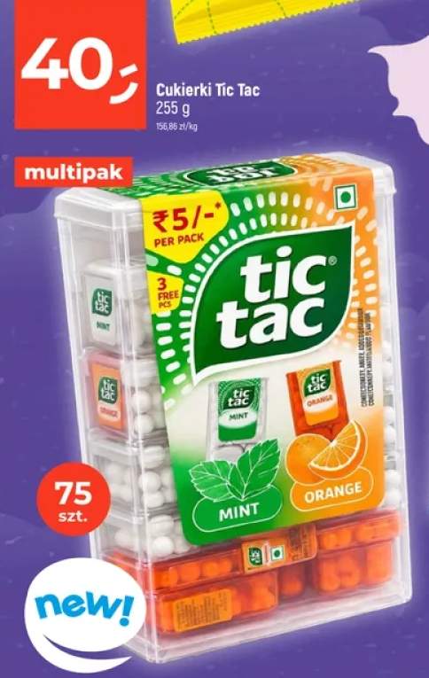 Cukierki Tic Tac 75-pak