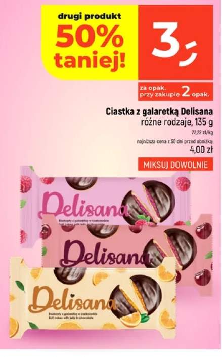 Ciastka z galaretką Delisana