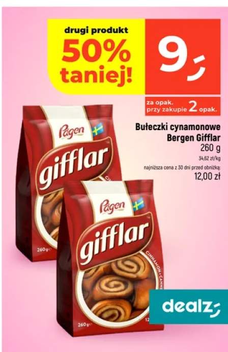 Bułeczki cynamonowe Bergen Gifflar
