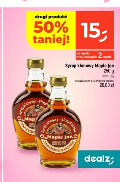 Syrop klonowy Maple Joe