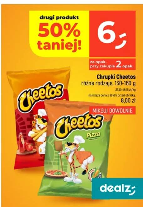 Chrupki Cheetos ketchup +1 wariant
