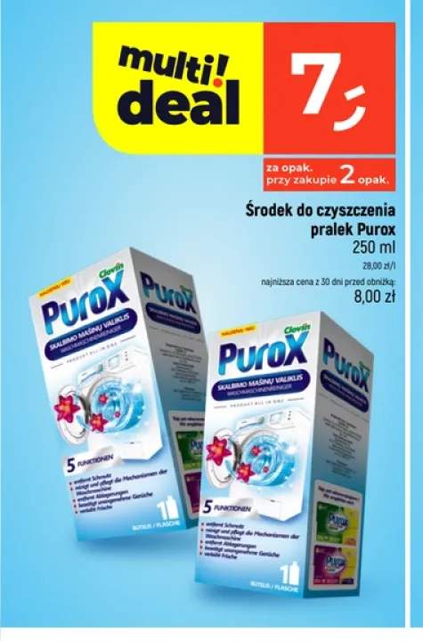 Środek do czyszczenia pralek Purox