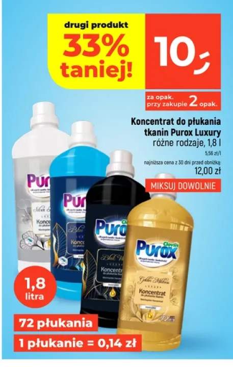 Koncentrat do płukania tkanin Purox Luxury