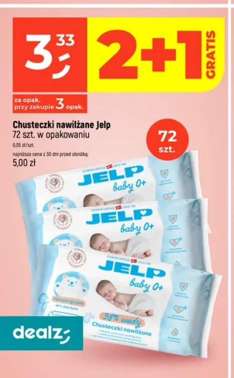 Chusteczki nawilżane Jelp