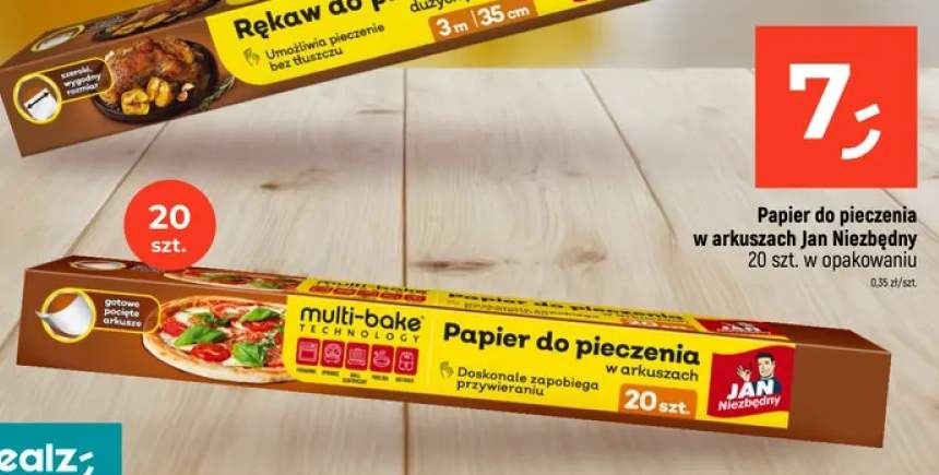 Papier do pieczenia w arkuszach Jan Niezbędny