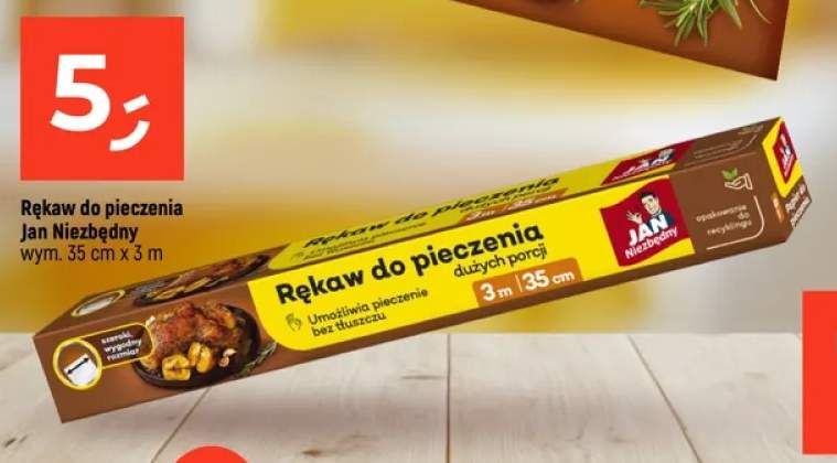 Rękaw do pieczenia Jan Niezbędny 35 cm x 3 m