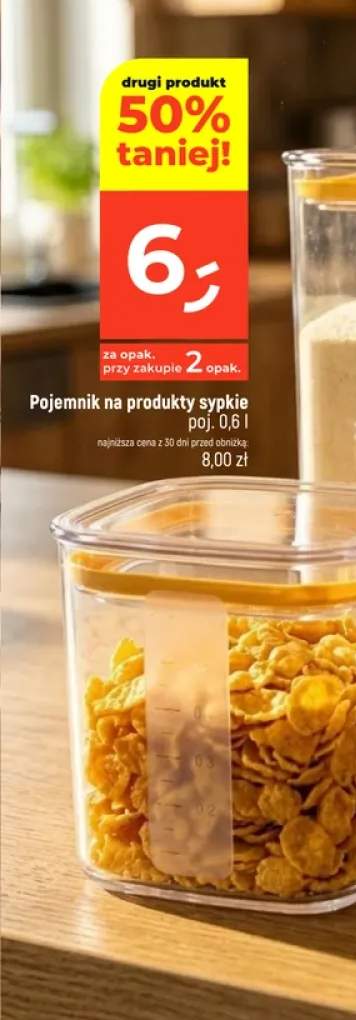 Pojemnik na produkty sypkie 0,6 l