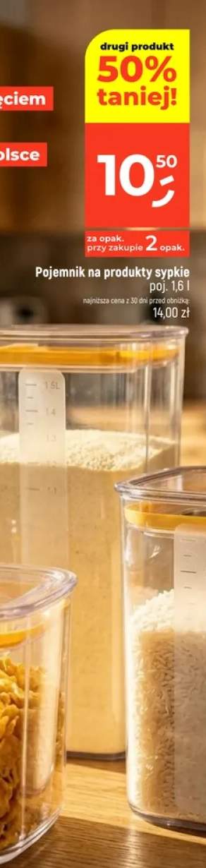 Pojemnik na produkty sypkie 1,6 l