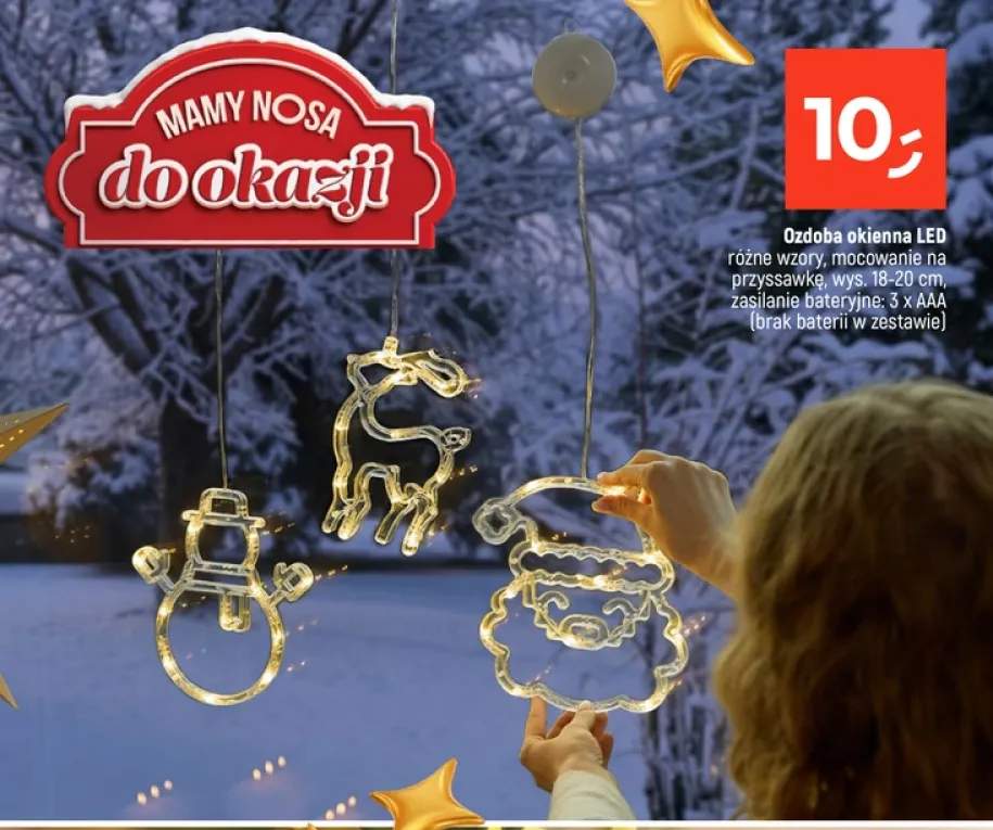 Ozdoba okienna LED