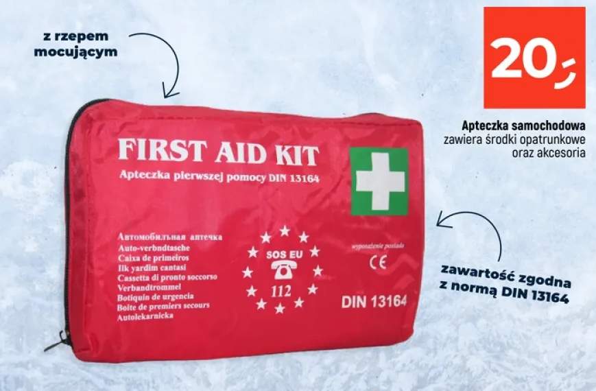 Apteczka samochodowa DIN 13164
