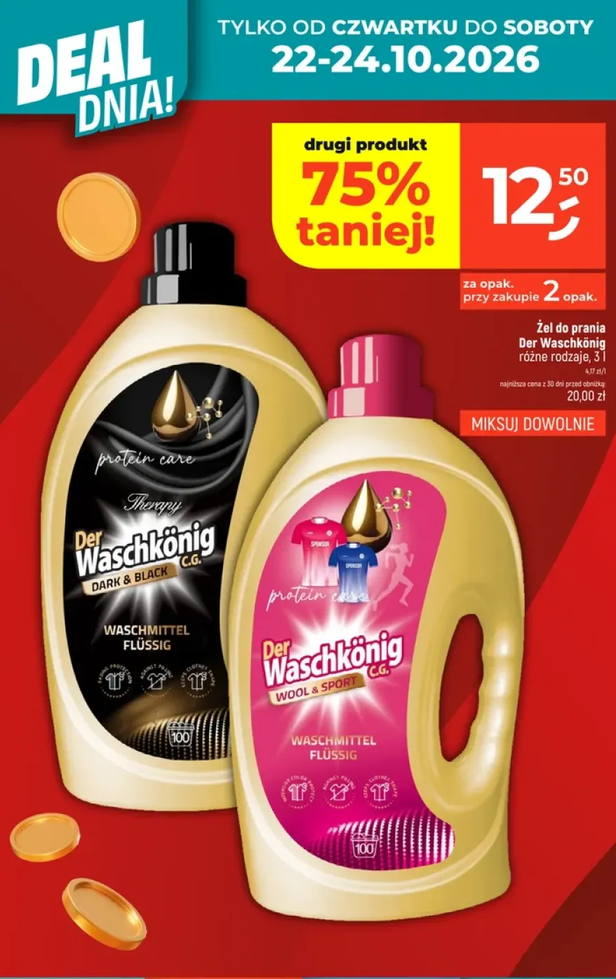 Żel do prania Der Waschkönig Dark & Black