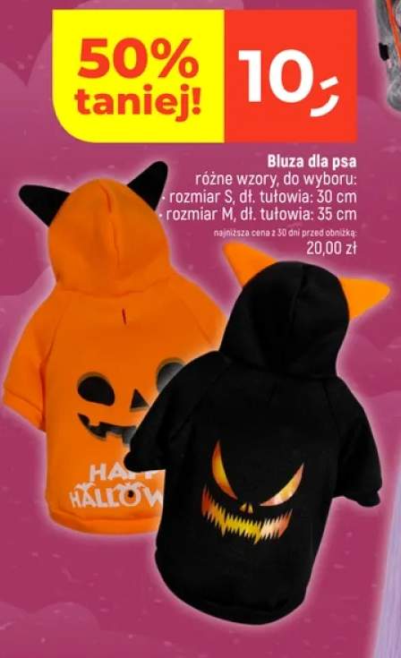 Bluza dla psa rozmiar S dł. tułowia 30 cm +1 wariant