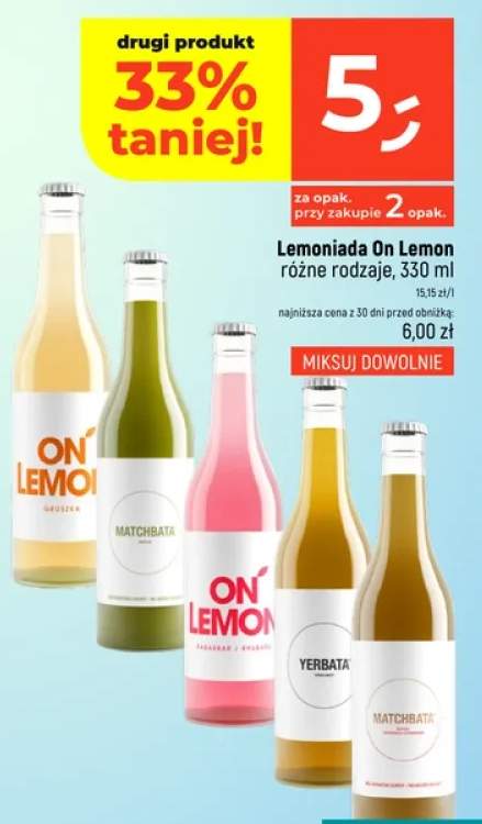 Lemoniada On Lemon Gruszka +3 warianty