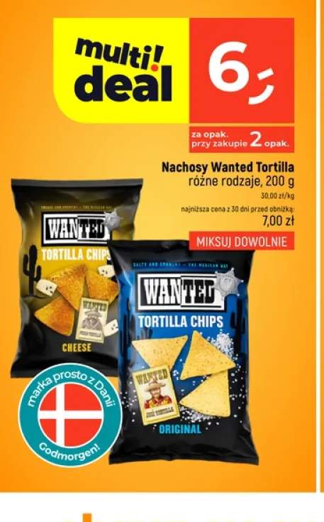 Nachosy Wanted Tortilla Cheese +1 wariant