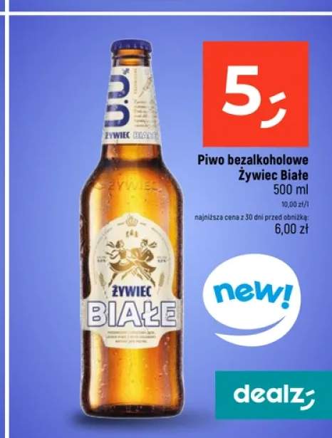 Piwo bezalkoholowe Żywiec Białe