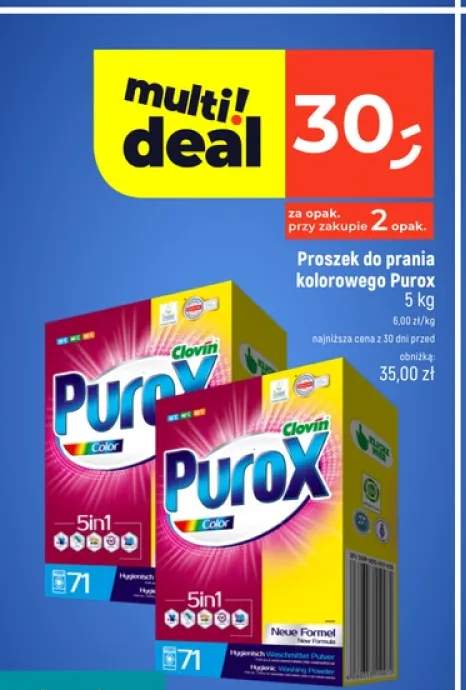 Proszek do prania kolorowego Purox