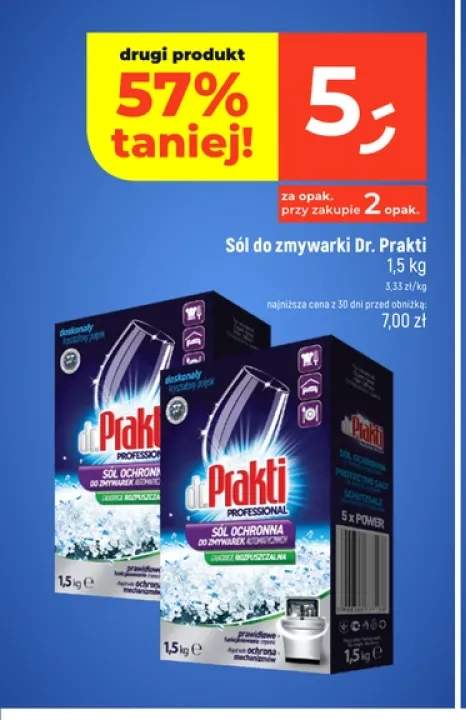 Sól do zmywarki Dr. Prakti