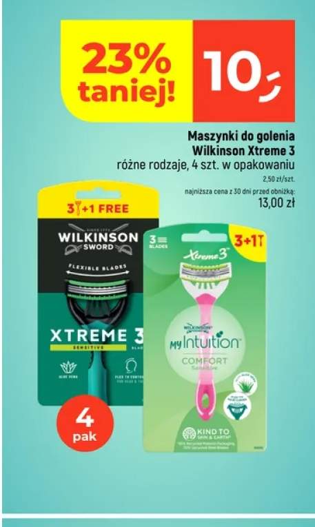 Maszynki do golenia Wilkinson Xtreme 3 Sensitive +1 wariant