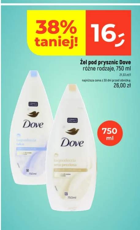 Żel pod prysznic Dove Talco +1 wariant