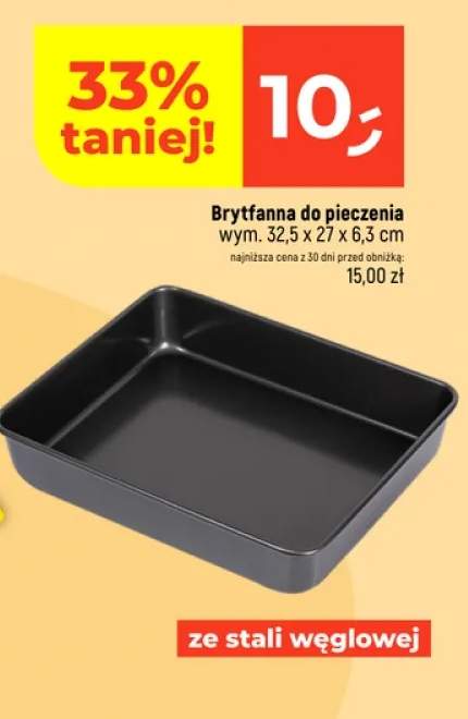 Brytfanna do pieczenia ze stali węglowej